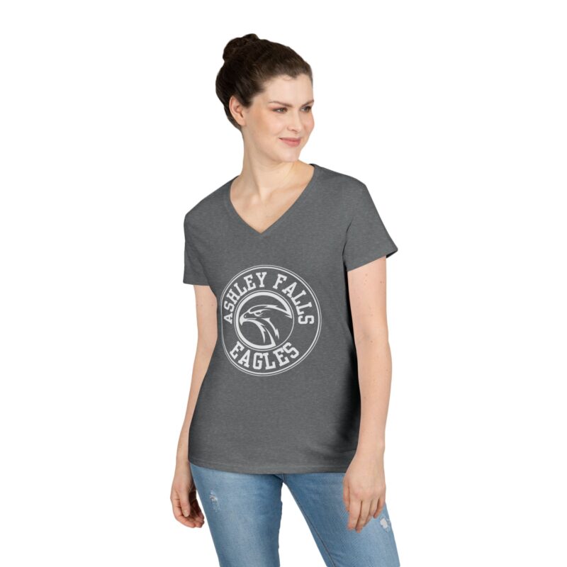 Classic Ashley Falls Eagles V-Neck T-Shirt - Image 4