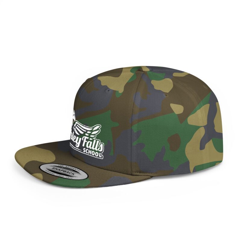 Ashley Falls School Flat Bill Snapback Hat - Image 9