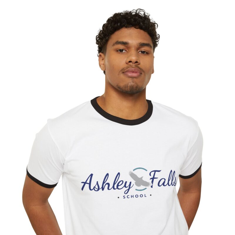 Ashley Falls School Ringer T-Shirt - Image 3