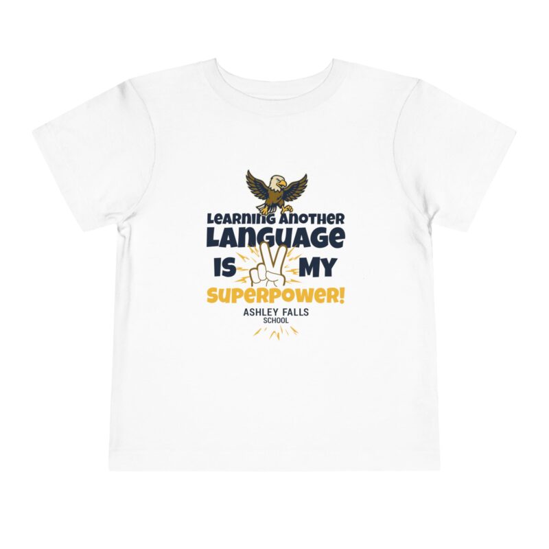 Toddler Learning Another Language Superpower Tee - Image 4