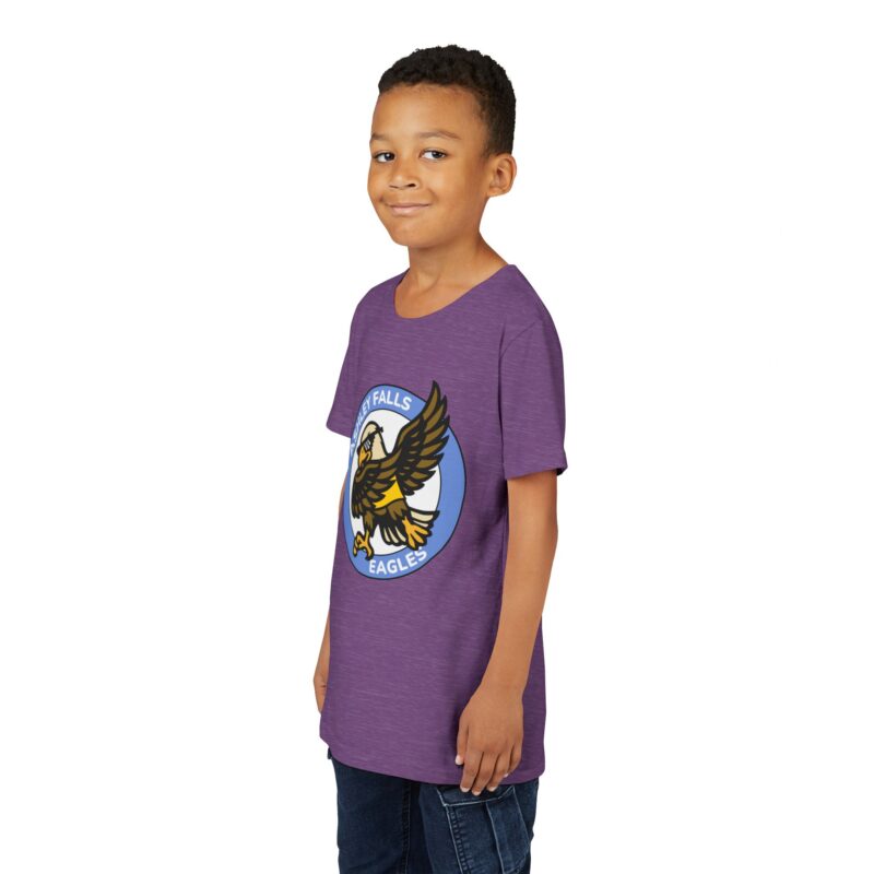 Youth Dabbing Eagle Kids Graphic Tee - Image 23