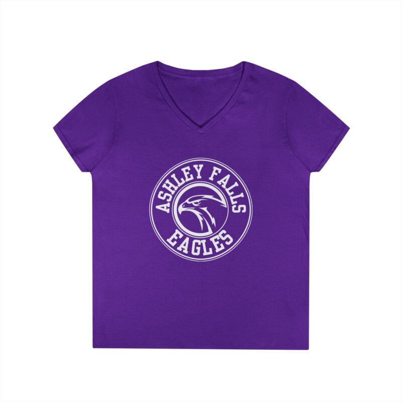 Classic Ashley Falls Eagles V-Neck T-Shirt - Image 5