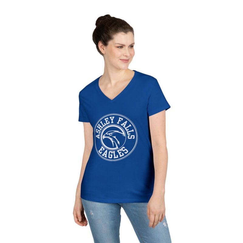 Classic Ashley Falls Eagles V-Neck T-Shirt - Image 2