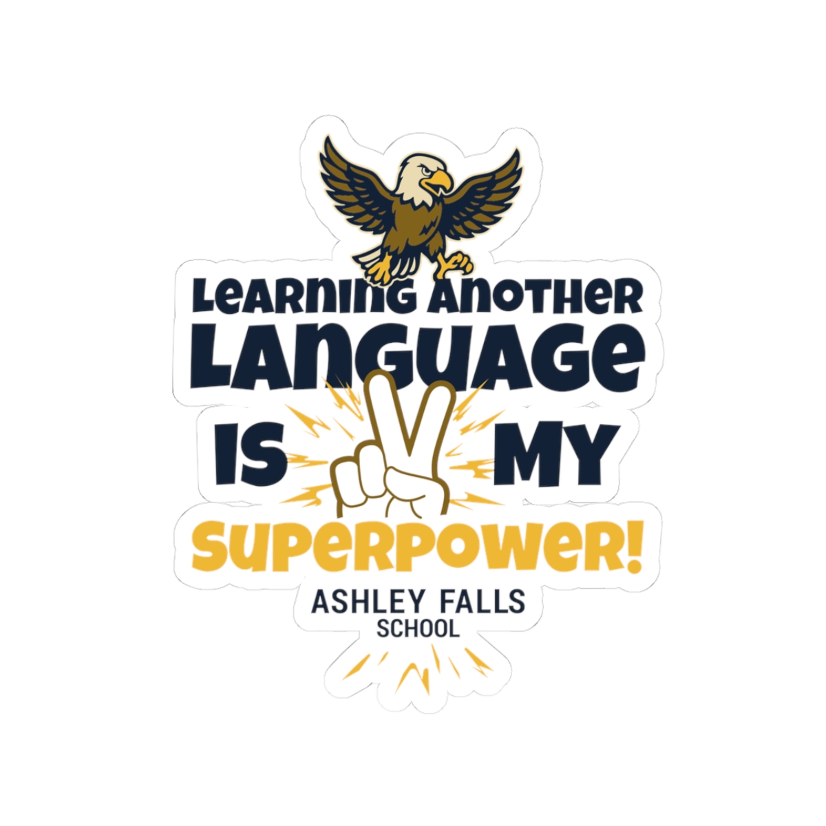 Learning Another Language is my Superpower Sticker
