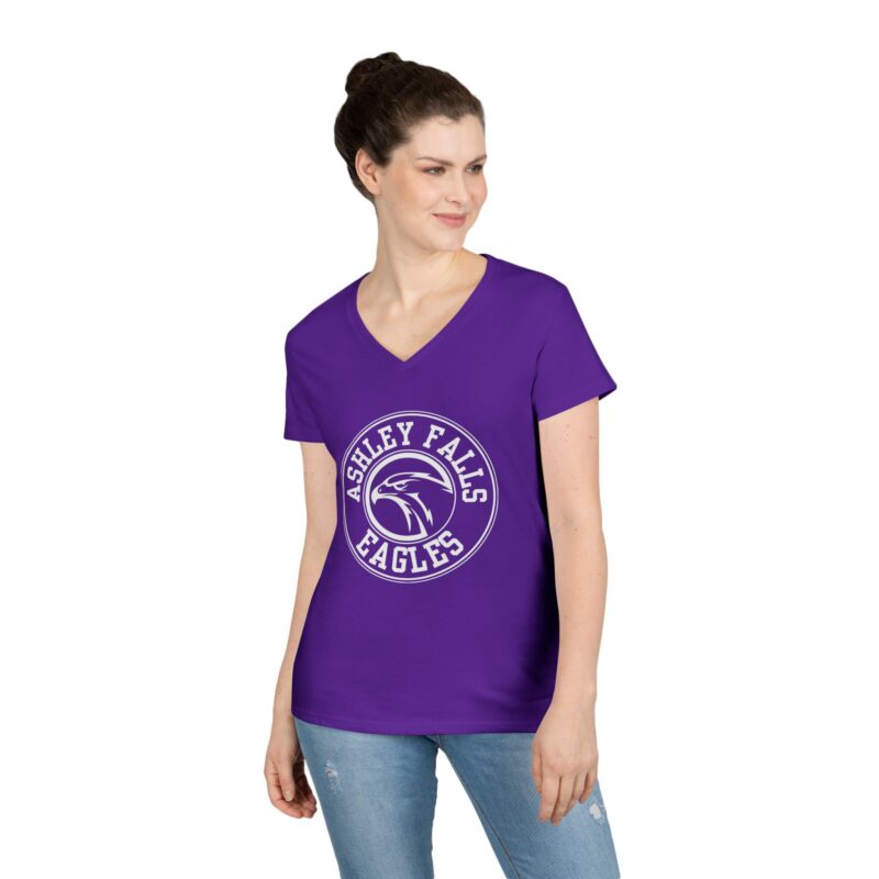 Classic Ashley Falls Eagles V-Neck T-Shirt - Image 6