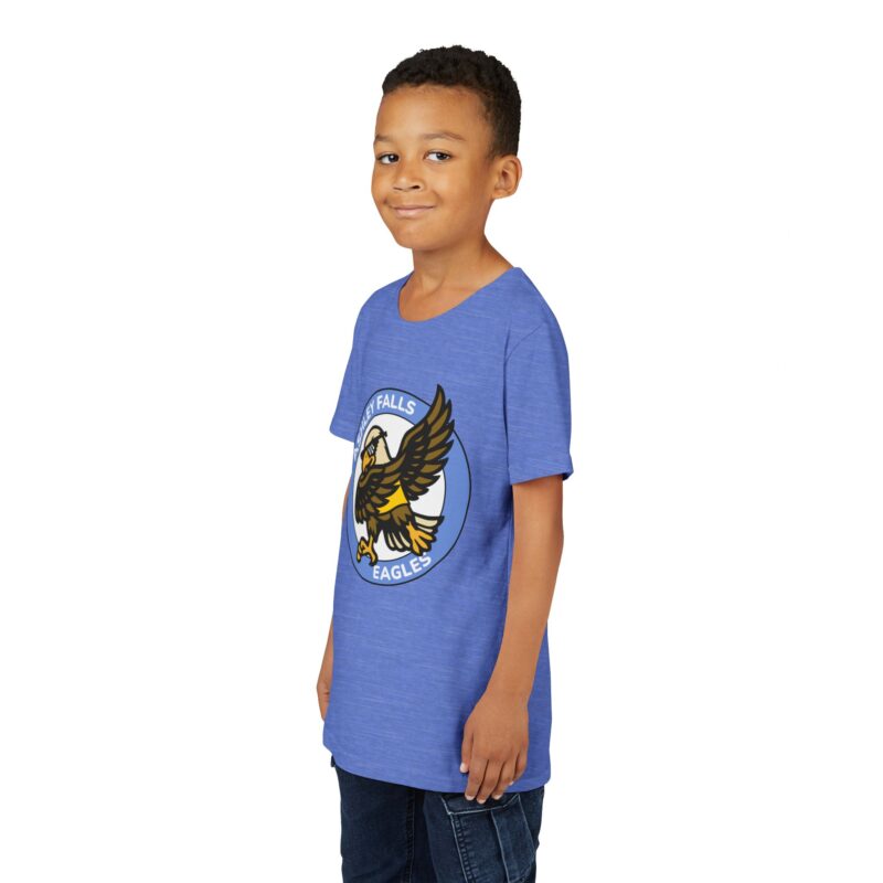 Youth Dabbing Eagle Kids Graphic Tee - Image 4