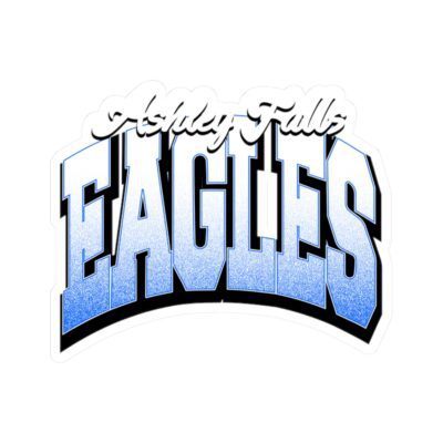2" Ashley Falls Eagles Sparkle Sticker