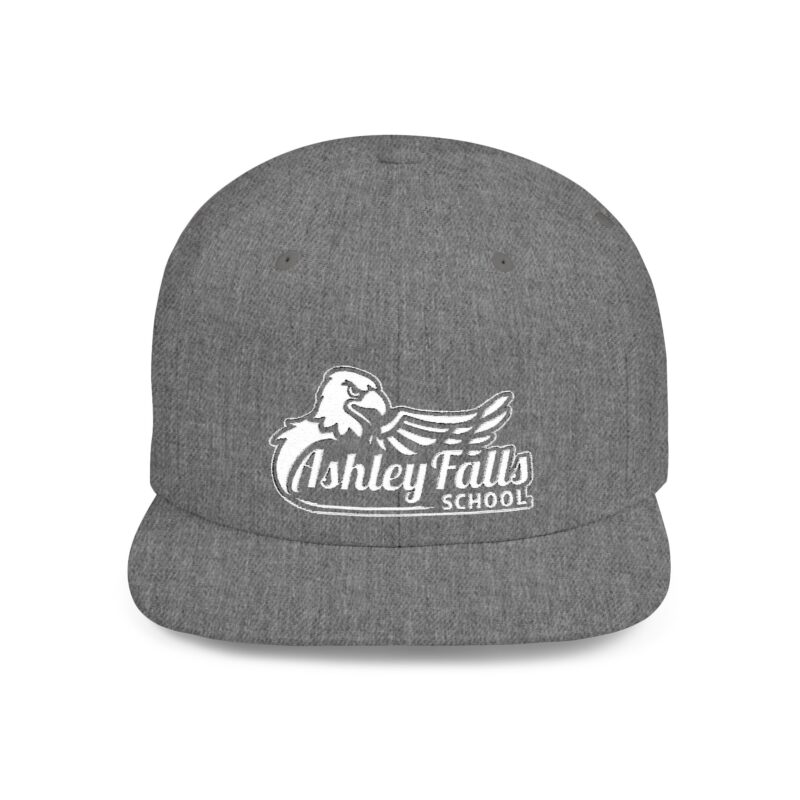 Ashley Falls School Flat Bill Snapback Hat - Image 4
