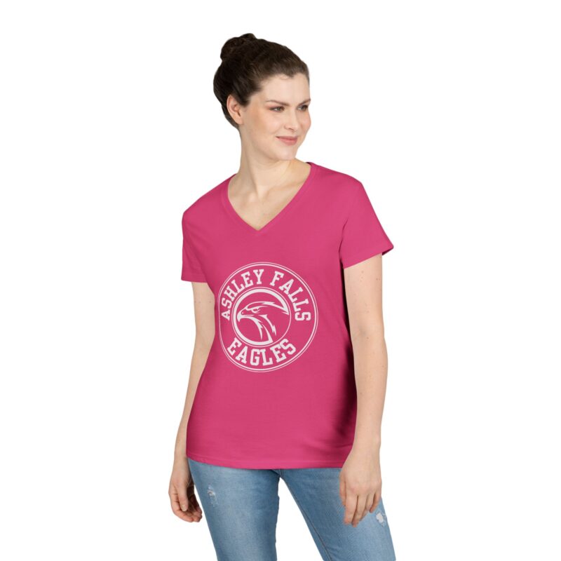 Classic Ashley Falls Eagles V-Neck T-Shirt - Image 8