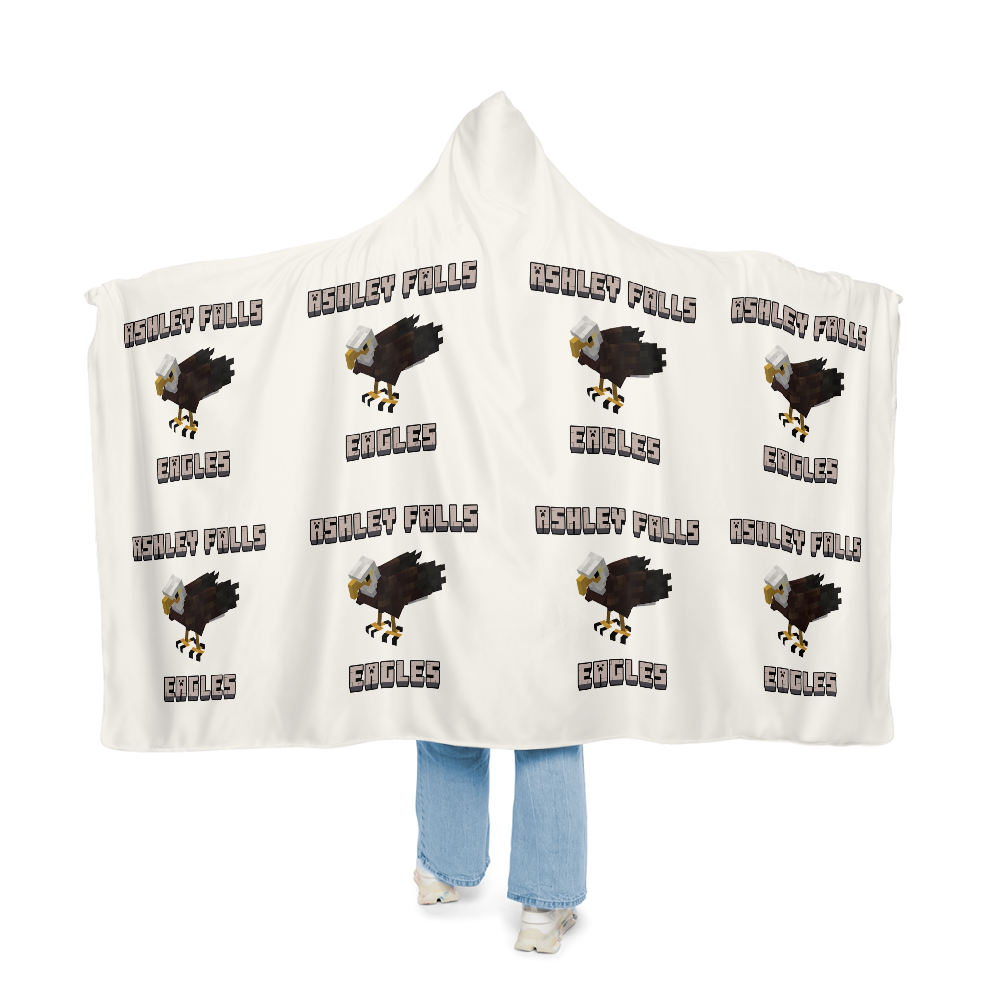 Minecraft Ashley Falls Eagles Extra Plush Snuggle Blanket