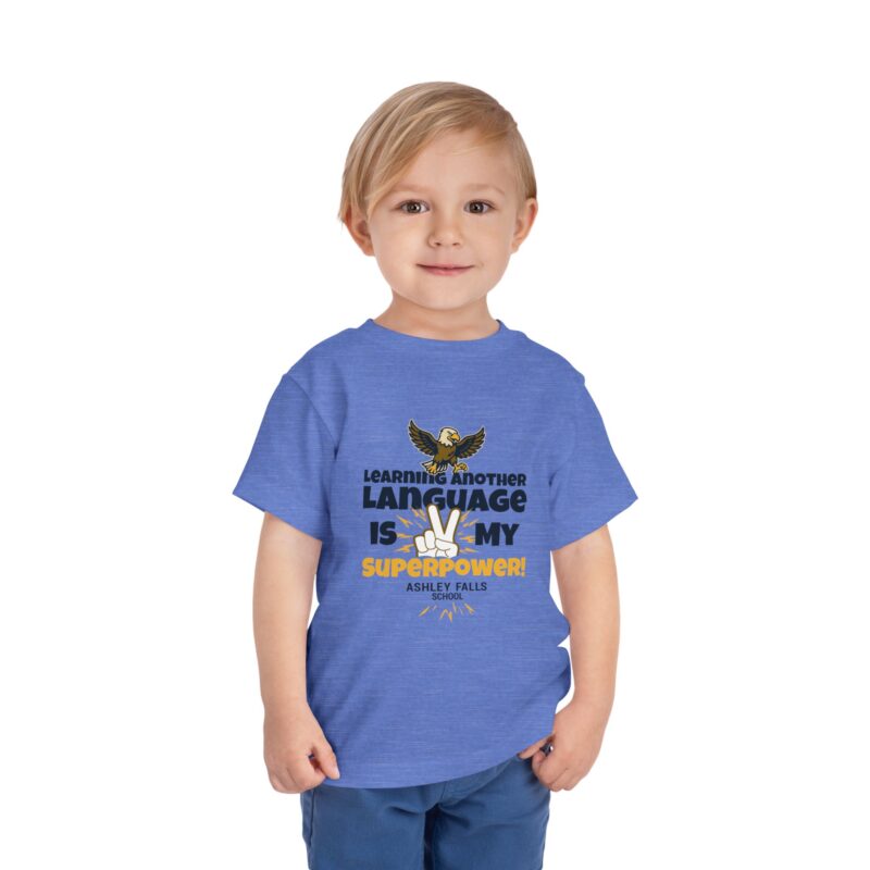 Toddler Learning Another Language Superpower Tee - Image 2