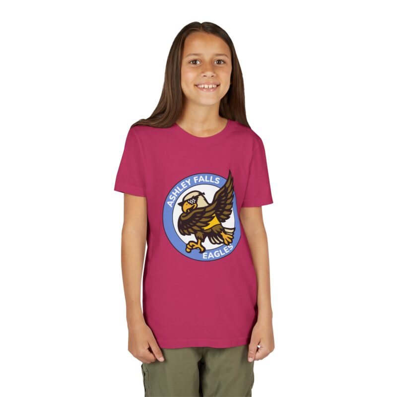 Youth Dabbing Eagle Kids Graphic Tee - Image 10
