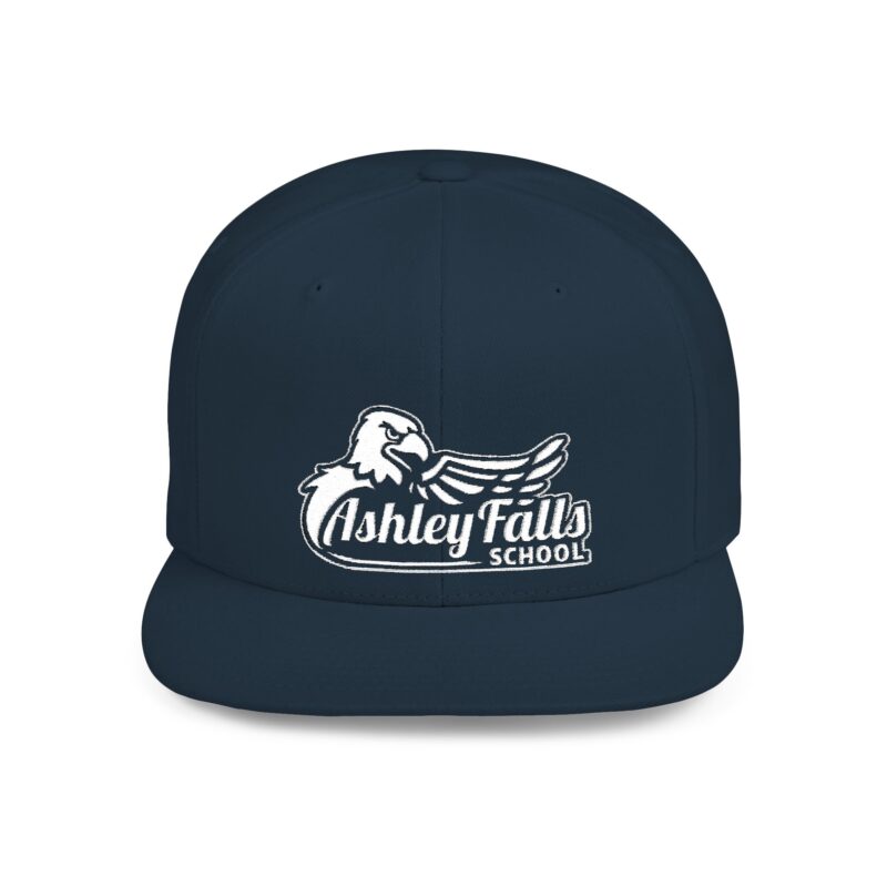 Ashley Falls School Flat Bill Snapback Hat - Image 10