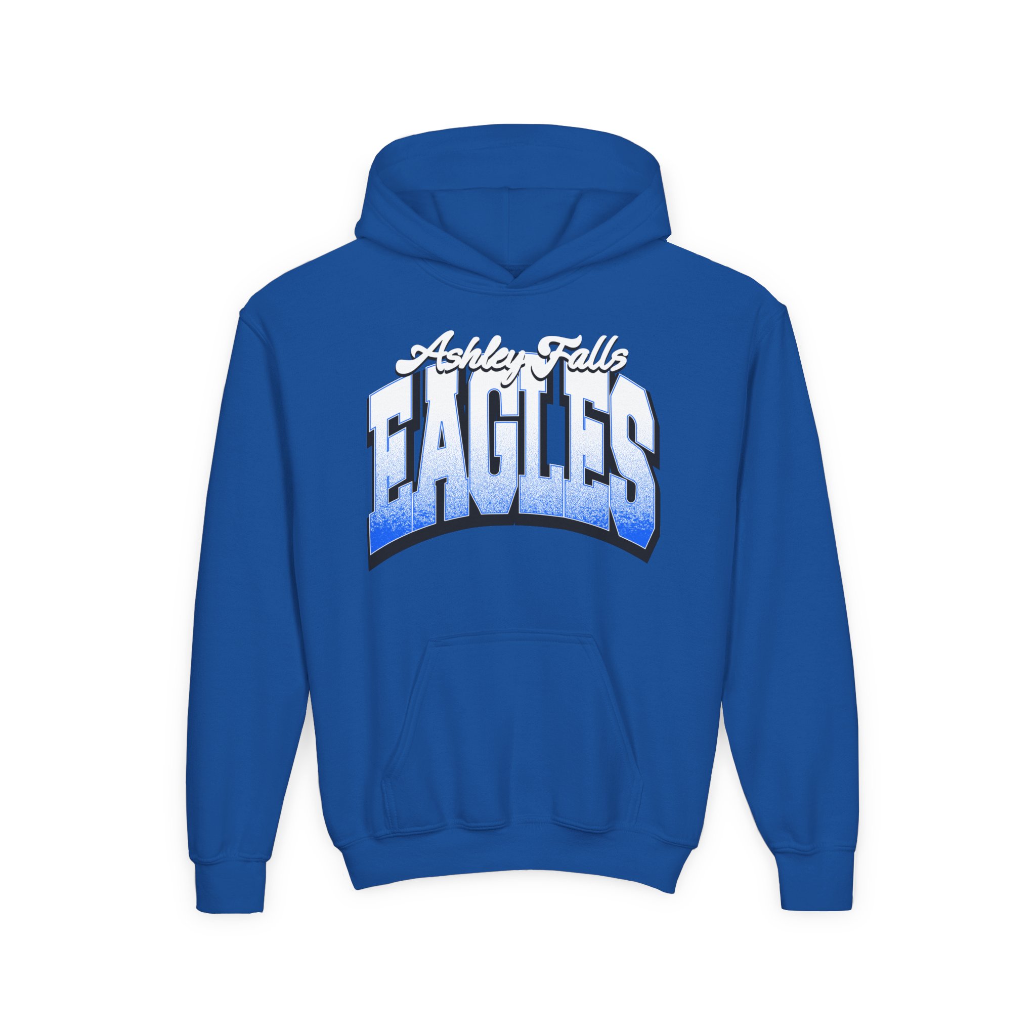 Youth Ashley Falls Eagles Ombre Hoodie
