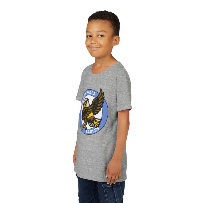Youth Dabbing Eagle Kids Graphic Tee - Image 17
