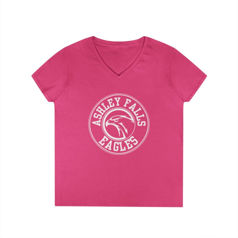 Classic Ashley Falls Eagles V-Neck T-Shirt - Image 7