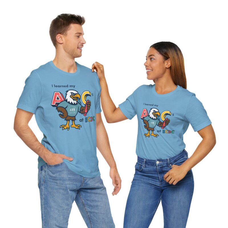 I Learned My ABCs at ECDC Adult Soft Tee - Image 11