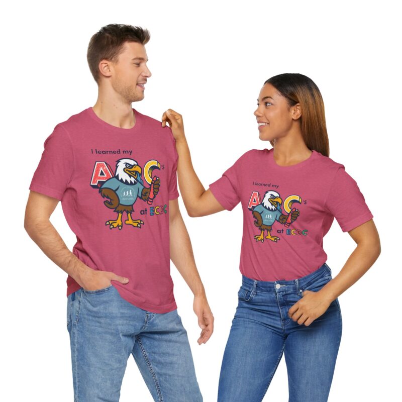 I Learned My ABCs at ECDC Adult Soft Tee - Image 31