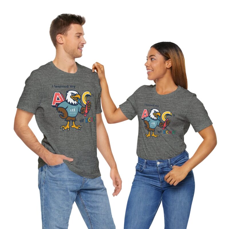 I Learned My ABCs at ECDC Adult Soft Tee - Image 22