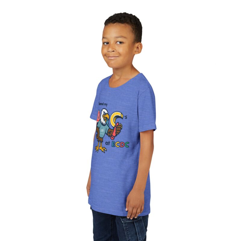 I Learned My ABCs at ECDC Soft Tee - Image 4