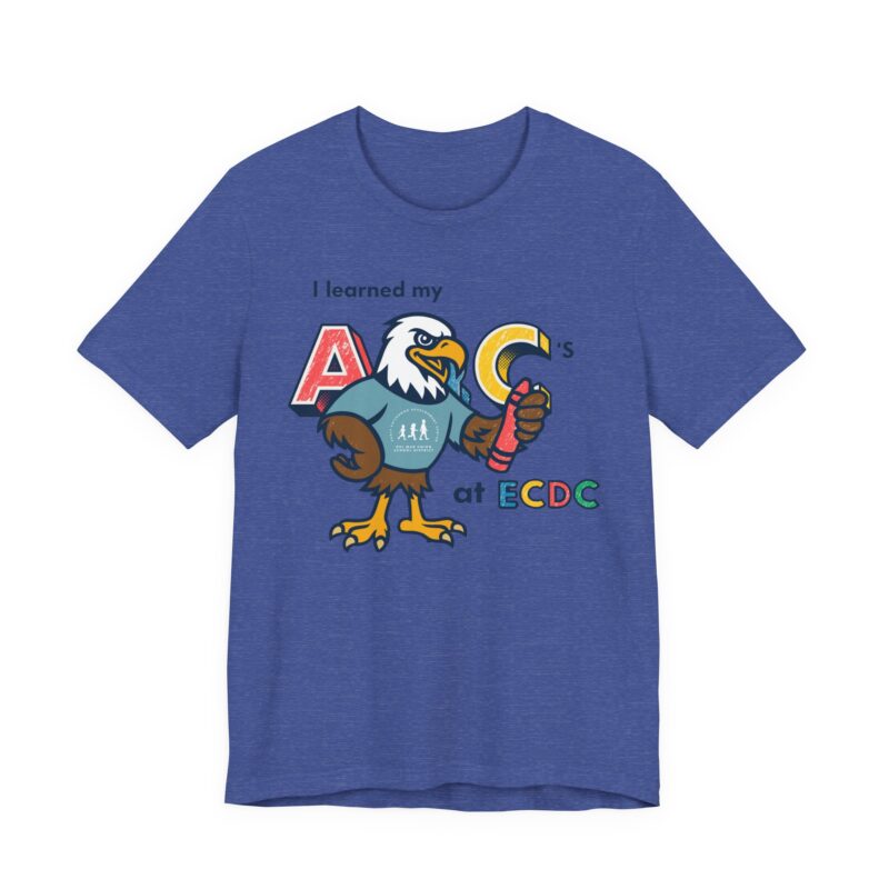 I Learned My ABCs at ECDC Adult Soft Tee - Image 13