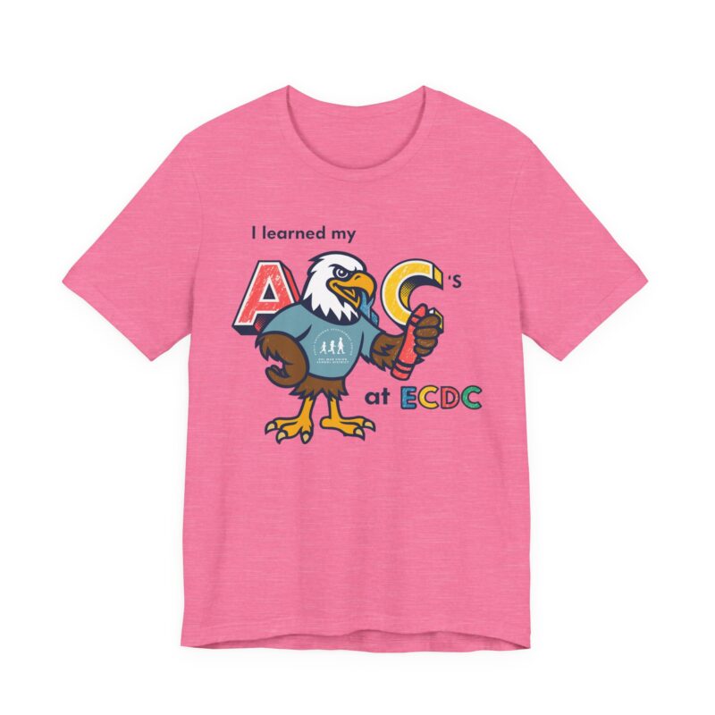 I Learned My ABCs at ECDC Adult Soft Tee - Image 27