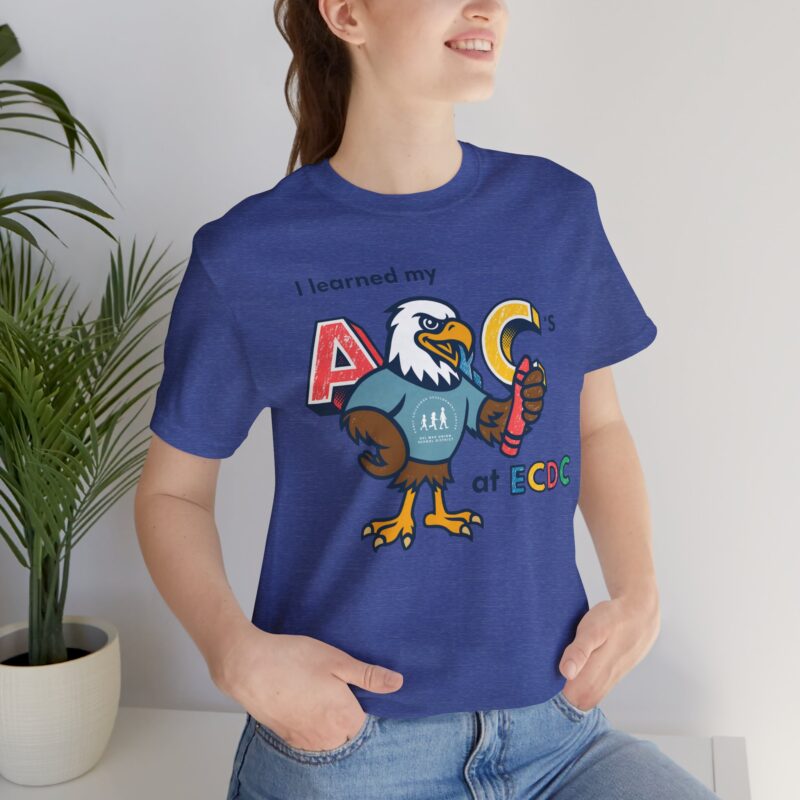 I Learned My ABCs at ECDC Adult Soft Tee - Image 14
