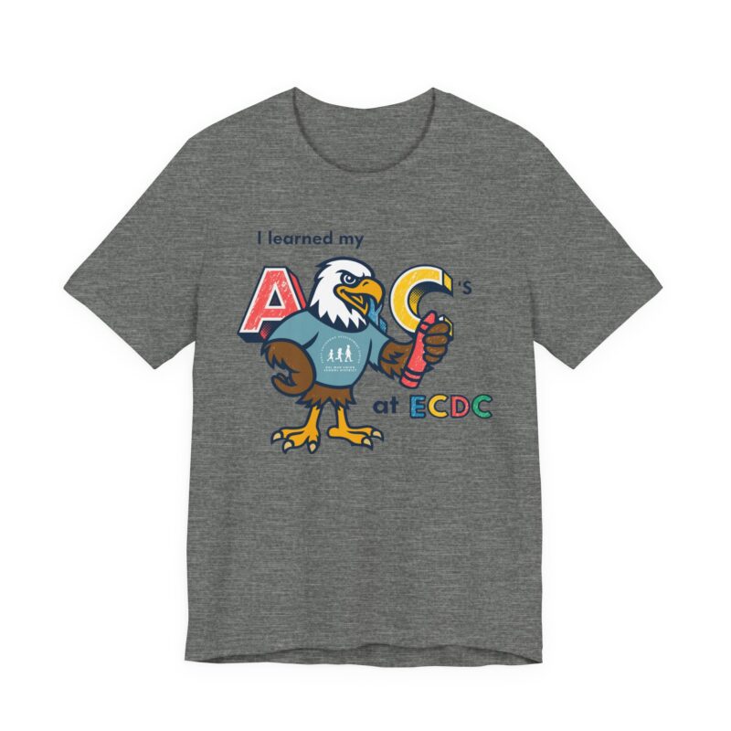 I Learned My ABCs at ECDC Adult Soft Tee - Image 21
