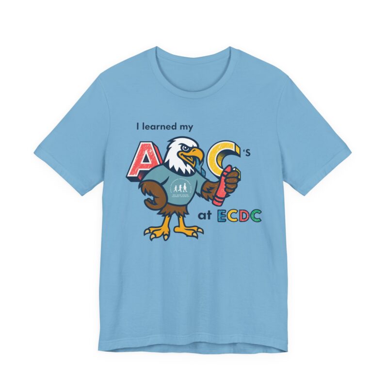 I Learned My ABCs at ECDC Adult Soft Tee - Image 9