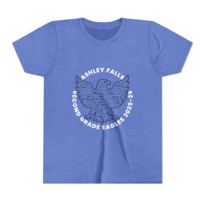 Ashley Falls Second Grade Eagles Youth T-Shirt — Class Names Eagle 2025-26